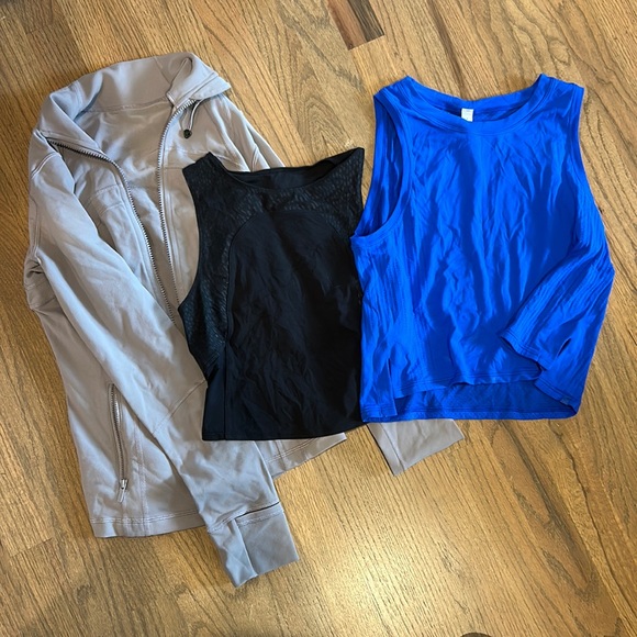 LULU LEMON ALL THREE BUNDLE. All size 4. Great condition. - Picture 1 of 4